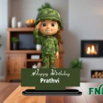 Acrylic Birthday Photo Standy – Customize Now  (FNM09)