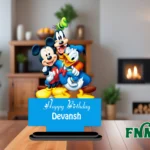 Acrylic Birthday Photo Standy – Customize Now  (FNM10)