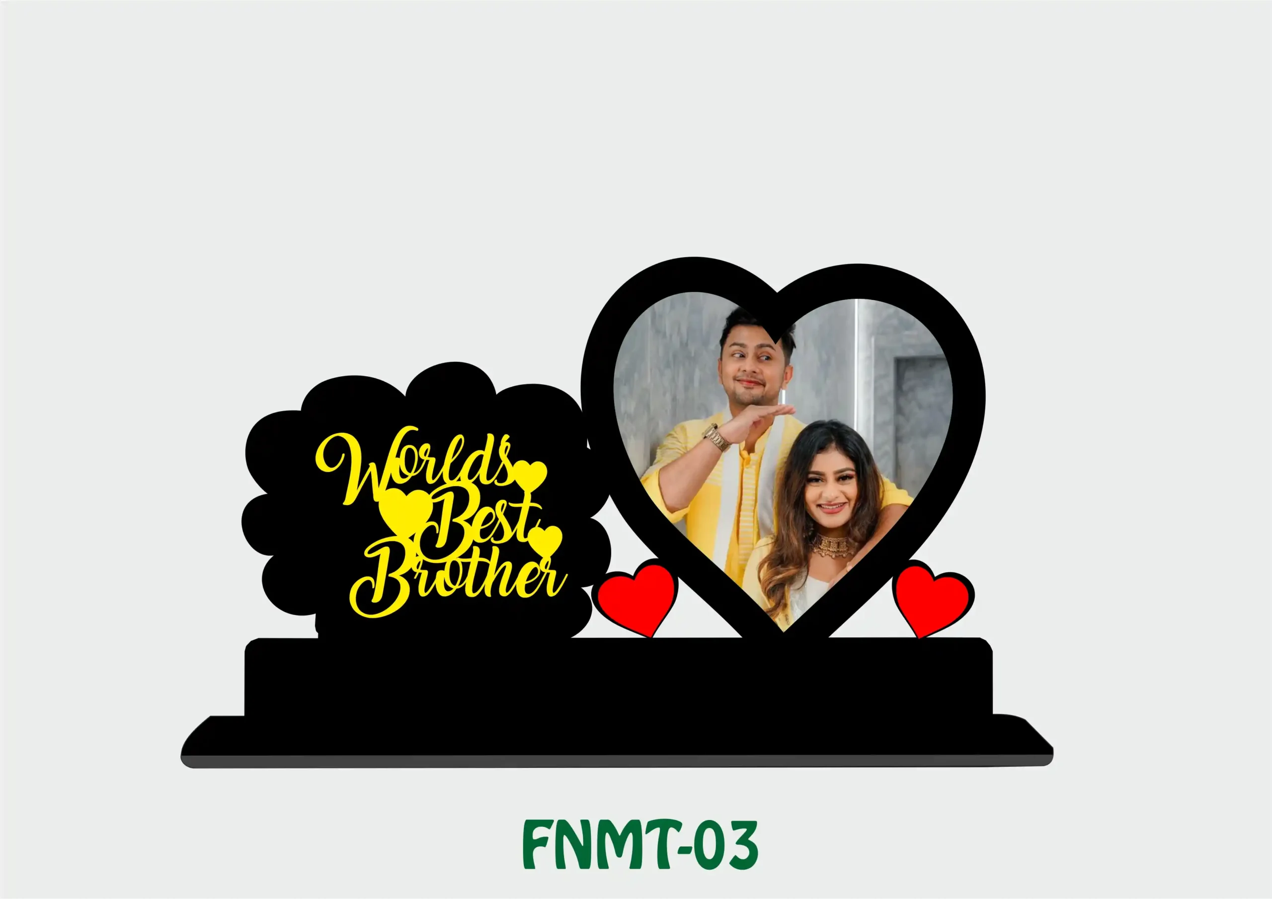 FNMT3- 1 Mini Table Top - World Best Brother - Image 1