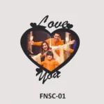 Personalized MDF Photo Wall Clock – FNSC1