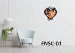 Personalized MDF Photo Wall Clock – FNSC1 - Image 2