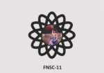 Personalized MDF Photo Wall Clock – FNSC11