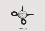 Personalized MDF Photo Wall Clock – FNSC14