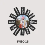 Personalized MDF Photo Wall Clock – FNSC16