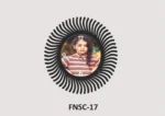 Personalized MDF Photo Wall Clock – FNSC17