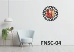 Personalized MDF Photo Wall Clock – FNSC4 - Image 2