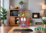 Acrylic Engraved & UV Trophy Elegant Laser Cut Award for Achievements - FNT35