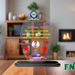 Acrylic Engraved & UV Trophy Elegant Laser Cut Award for Achievements - FNT37