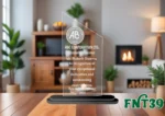 Acrylic Engraved & UV Trophy Elegant Laser Cut Award for Achievements - FNT39 - Image 3