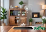 Acrylic Engraved & UV Trophy Elegant Laser Cut Award for Achievements - FNT42 - Image 2