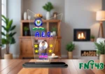Acrylic Engraved & UV Trophy Elegant Laser Cut Award for Achievements - FNT43