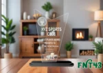 Acrylic Engraved & UV Trophy Elegant Laser Cut Award for Achievements - FNT43 - Image 3