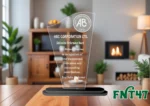Acrylic Engraved & UV Trophy Elegant Laser Cut Award for Achievements - FNT47 - Image 4