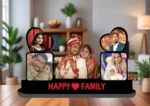 Happy Family Photo Cut-Out Standy