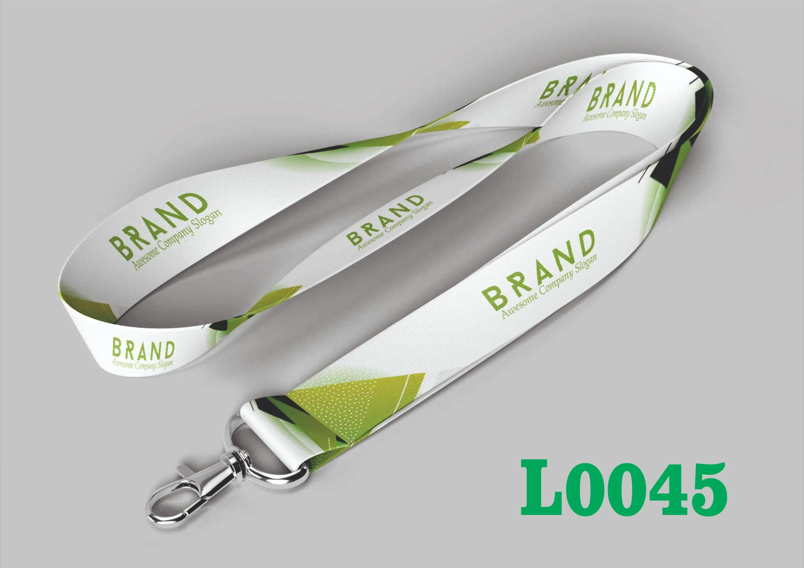 L0045 Printed Fabric Lanyard L0045β 16mm & 20mm (Multiple Hook Options) - Image 1