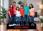 Mishra Family Photo Cut-Out Standy