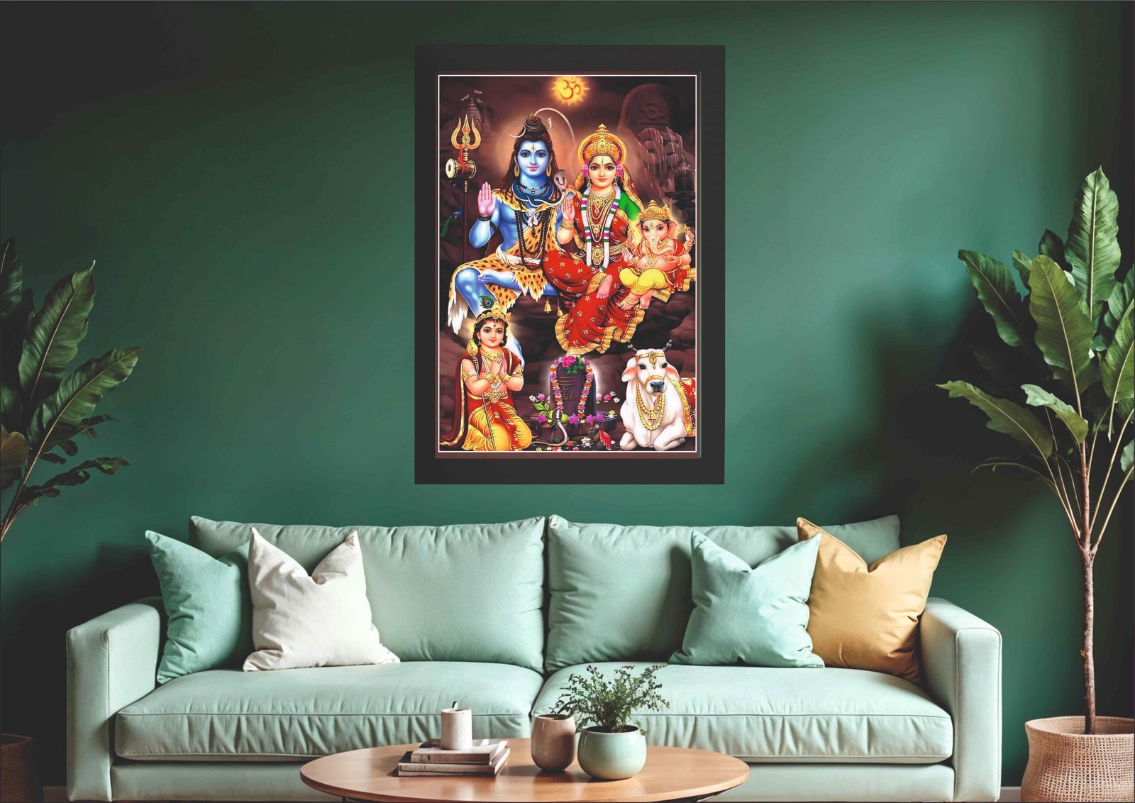 SHIV DARBAR PHOTO FRAME BK Shiv Darbar Photo Frame - Image 1