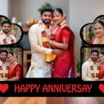 Happy Anniversary Photo Cut-Out Standy