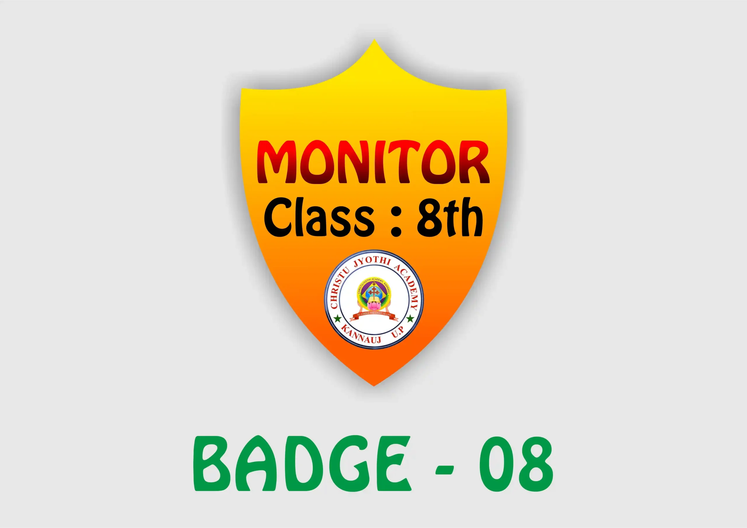 badge - 08 Customise Acrylic Badge - 08 - Image 1