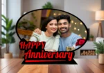 Happy Anniversary Photo Cut-Out Standy