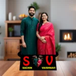 Couple-Name Photo Cut-Out Standy