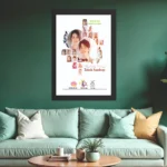 Mom Dad Suriya Rani Photo Frame